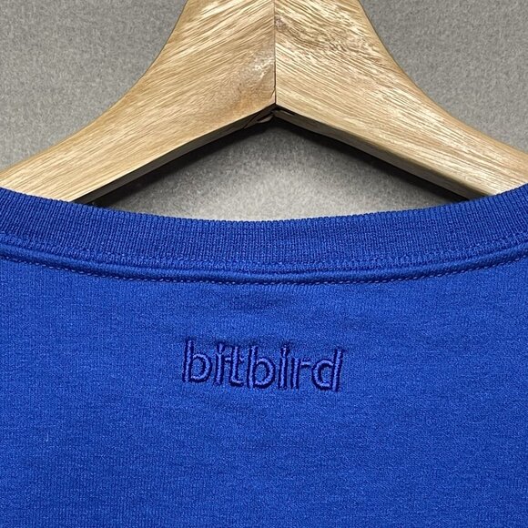 Bitbird Royal Blue Crewneck Sweatshirt Large - Picture 4 of 6